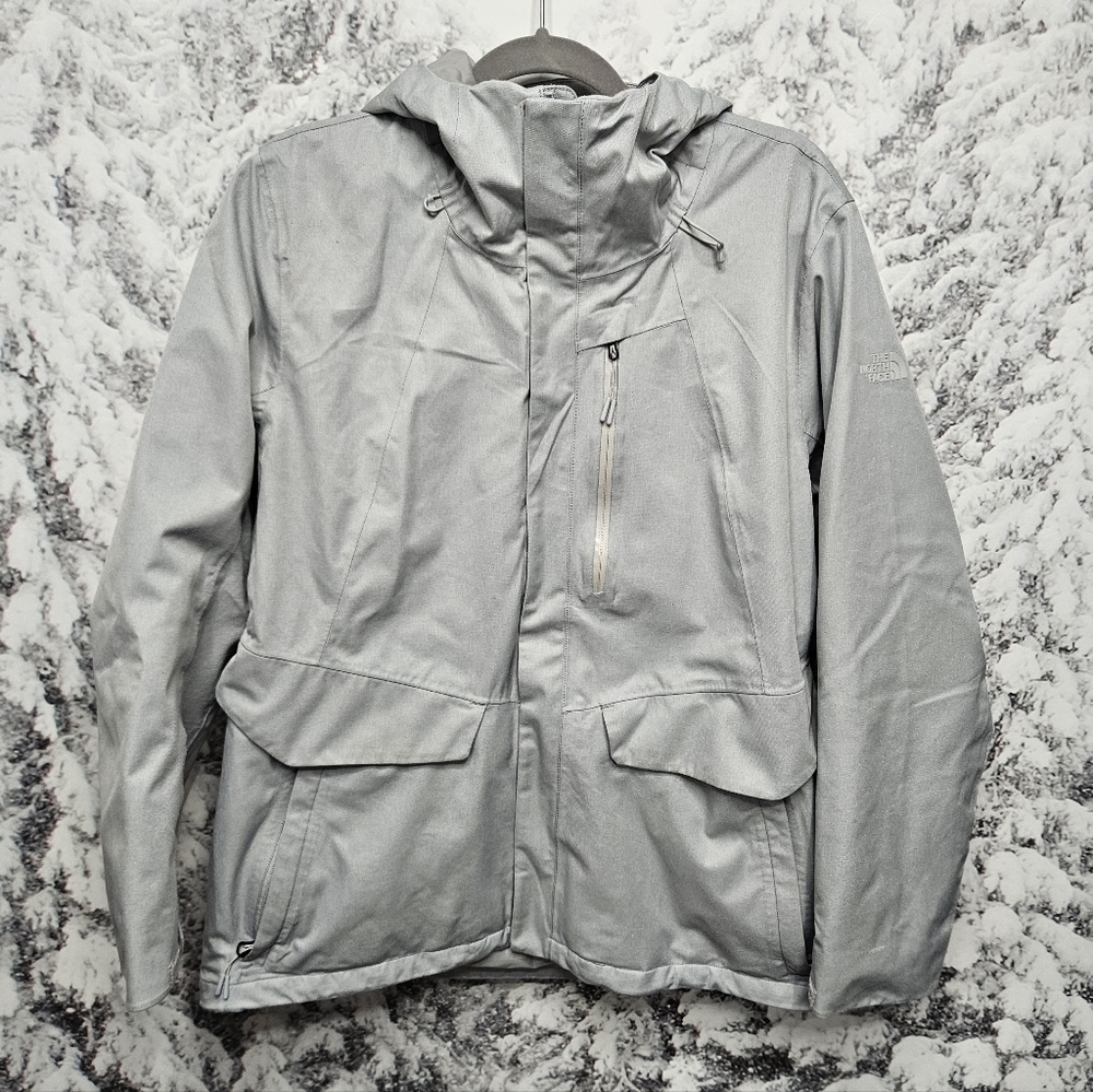 The North Face Womens Thermoball Triclimate Outer Shell Only, XL Gray